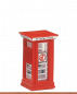 Preview: Brawa 4568 N Telefonzelle FH 32 rot, beleuchtet, Ep. II