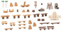 Preview: Faller 190036 H0 Aktions-Set Abenteuerspielplatz