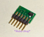 Preview: Fleischmann 664002 [Ersatzteil] Schnittstellenstecker, 6.pol. mit Diode (NEM 651)