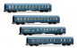 Preview: Arnold HN4420 N 4-tlg. Set Reisezugwagen »Touristen-Express«, DR, Ep. III