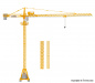 Preview: Kibri 10202 H0 LIEBHERR Turmdrehkran