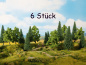 Preview: NOCH 24622 Mischwald, 6 Stück
