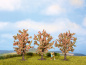 Preview: NOCH 25112 H0/TT 3 Obstbäume, rosa blühend