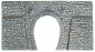 Preview: NOCH 34937 N Tunnel-Portal Bruchstein, 1-gleisig
