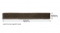 Preview: NOCH 50511 PROFI H0 Schotterbett, 450cm, braun