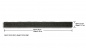 Preview: NOCH 50520 PROFI N Schotterbett, 450cm, grau