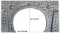 Preview: NOCH 58248 H0 »Bruchstein« Tunnel-Portal, 2-gleisig