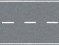 Preview: NOCH 60703 H0 Strassenfolie Bundesstrasse Grau