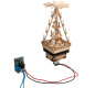 Preview: NOCH 66413 Weihnachtsmarkt-Pyramide (micro-motion)