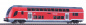 Mobile Preview: PIKO 58805-2 H0 Doppelstocksteuerwagen 2. Klasse, DB Regio