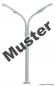 Preview: Viessmann 6623 N Bausatz Peitschenleuchte, doppelt, Glühlampe