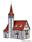 Preview: Vollmer 43768 H0 Fachwerkkirche Altbach