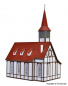 Preview: Vollmer 43768 H0 Fachwerkkirche Altbach