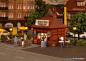 Preview: Vollmer 45140 H0 Kiosk Bratwurst-Maxe