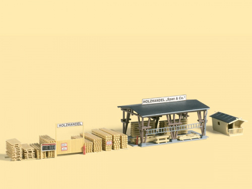 Auhagen 11353 H0 Holzhandel Span & Co