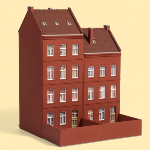 Preview: Auhagen 11417 H0 Stadthäuser Schmidtstraße Nr. 27/29