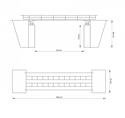 Auhagen 11428 H0 Kleine Brücke