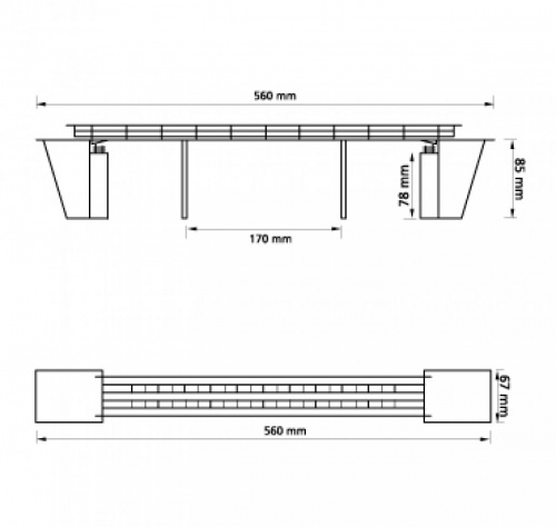 Auhagen 11430 H0 Pendelpfeilerbrücke