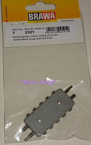 Brawa 2591 Verteilerplatte 5-fach