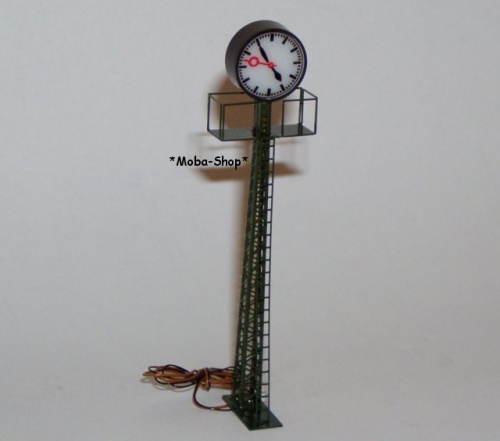 Preview: Brawa 5368 H0 Uhr auf Mast mit Podest