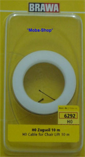 Brawa 6292 Seilbahn Zugseil 10m