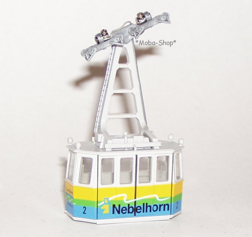 Brawa 6532.00 Gondel »Nr.2« für Nebelhorn Seilbahn 6340, beleuchtet