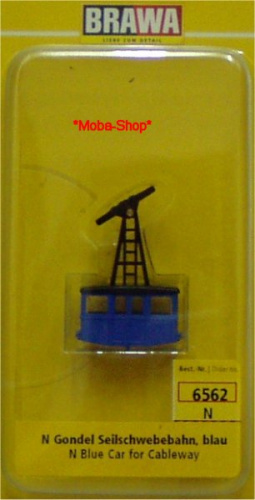 Brawa 6562 Seilbahn Gondeln blau