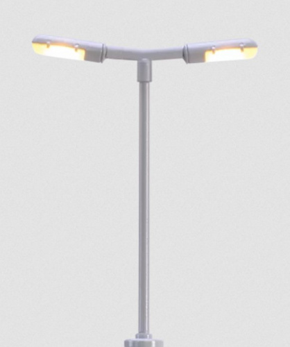 Brawa 83002 N Bahnsteigleuchte, 2-fach, Stecksockel mit LED