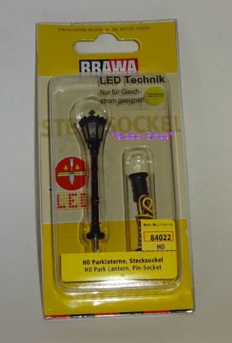 Preview: Brawa 84022 H0 Parklaterne, Stecksockel, LED