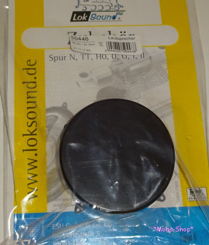 ESU 50446 Lautsprecher 32 Ohm, rund, 78 mm für XL