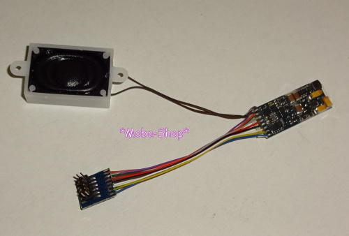ESU 55800 Loksound micro v4 »NEM 658«, PluX12 am Kabel