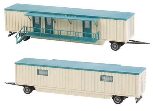 Preview: Faller 140482 H0 Kirmeswagen-Set III