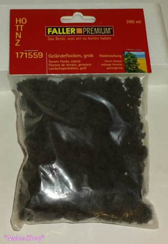 Preview: Faller 171558 Gelände-Flocken, grob, Waldmischung