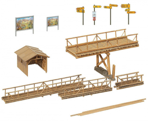 Preview: Faller 180548 H0 Wanderrouten-Zubehör