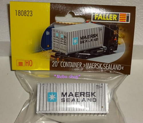 Preview: Faller 180823 H0 20’ Container »MAERSK SEALAND«