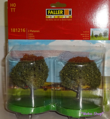 Preview: Faller 181216 H0/TT 2 Platanen