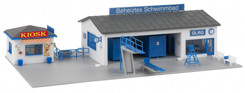 Preview: Faller 190136 H0 Aktions-Set Freizeit/Schwimmbad