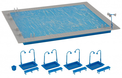 Preview: Faller 190136 H0 Aktions-Set Freizeit/Schwimmbad