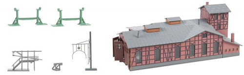 Preview: Faller 222113 N BW-Set Lokschuppen