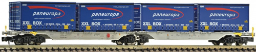 Fleischmann 825323 N Container-Doppeltragwagen »paneuropa«, AAE