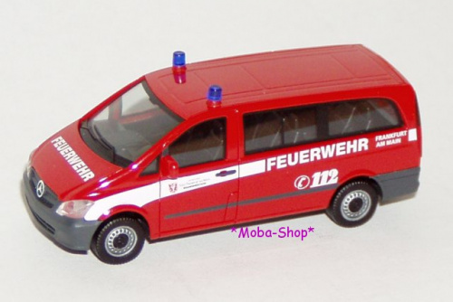 Herpa 049399 MB Vito 2010 Bus »Feuerwehr Frankfurt«