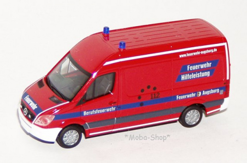 Herpa 090698 MB Sprinter Kleineinsatzfahrzeug »Feuerwehr Augsburg«