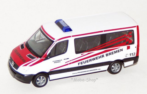 Herpa 090780 MB Sprinter Bus »Feuerwehr Bremen«