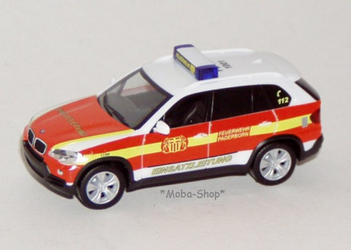 Herpa 090797 BMW X5™ Einsatzleitwagen »Feuerwehr Parderborn«