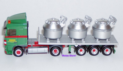 Herpa 159098 DAF XF 105 SC Flüssigaluminium-Sattelzug »Angermayr«