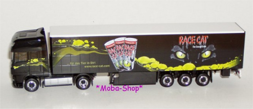Herpa 159968 DAF XF 105 Gardinenplanen-Sattelzug »Race Cat«