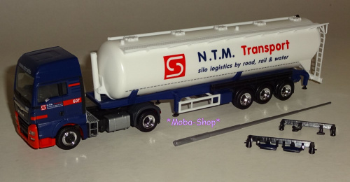 Herpa 305471 MAN TGX XXL Silo-Sattelzug »NTM« (NL)
