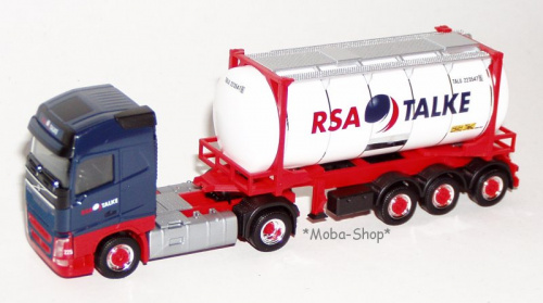 Herpa 917834 Volvo FH Gl. Swapcontainer-Sattelzug »RSA Talke«