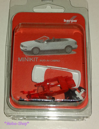 Herpa 012287 MiniKit: Audi A4 Cabriolet, weiß