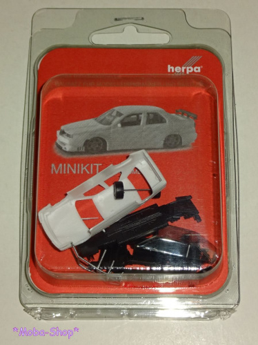 Herpa 012379 MiniKit: Alfa Romeo 155 Rennsport, weiß